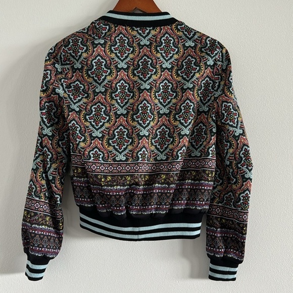 Alice + Olivia Lonnie Bomber Jacket Evil Eye NWOT - Picture 8 of 8